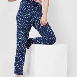 Printed Pyjamas with Drawstring Waist-17