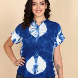 Tie & Dye Print Regular Fit Top-image-30