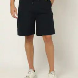 Men Loose Fit Cargo Shorts-image-52