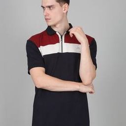 Colour-block Regular Fit T-shirt-image-65