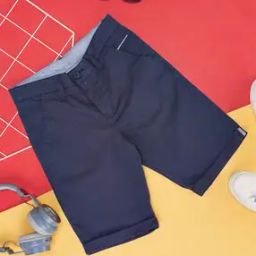 Regular Fit Flat Front City Shorts-picture-33