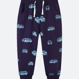 Boys Graphic Print Mid Rise Joggers-picture-36
