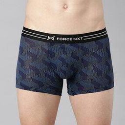 Geometric Print Elasticated Waist Trunks-image-66