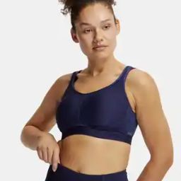 MI11 Wirefree Non-Padded Microfiber Elastane Stretch Full Coverage Performance Sports Bra with Stay Dry Treatment-image-58