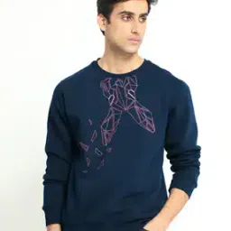 Geometric Print Slim Fit Sweatshirt-image-40