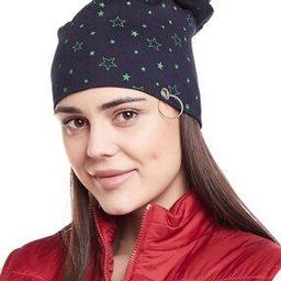 Star Print Cotton Beanie-image-2