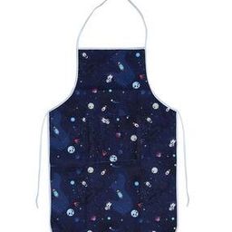 Space Print Apron with Front Pocket-36