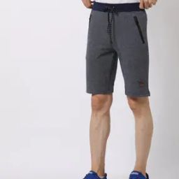 Striped Shorts with Zip Pockets-image-16