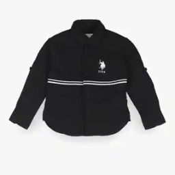 Boys Contrast Stripes Regular Fit Shirt-image-44