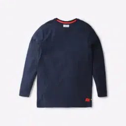 Round-Neck T-Shirt with Patch Pocket-image-66
