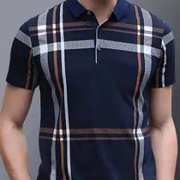 Men Colourblock Regular Fit Polo T-Shirt-picture-10
