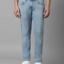Men Lightly Washed Slim Fit Jeans-image-60
