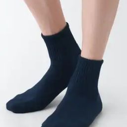Right Angle Pile Short Socks-image-93