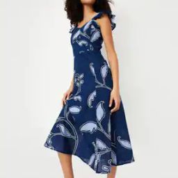 Women Cotton Printed A-line Dress-image-52
