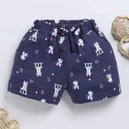 Girls Cartoon Regular Fit Shorts-picture-35