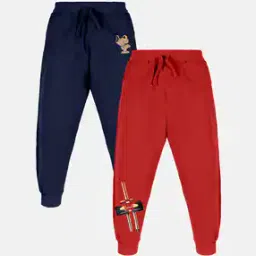 Boys Pack of 2 Graphic Print Joggers-48