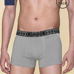 Pack of 2 Typographic Print Trunks with Stitched Detail-picture-30