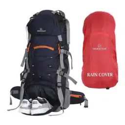 Men Logo Print Travel Bag with Adjustable Strap-image-9