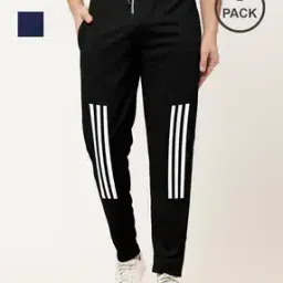 Men Pack of 2 Straight Track Pants with Insert Pockets-22