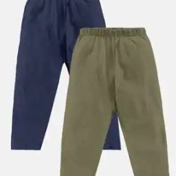 Pack of 2 Cotton Pyjamas with Elasticated Waist-image-56