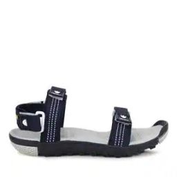 Strappy Sandals with Velcro Fastening-38