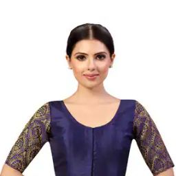 Front Open Round-Neck Blouse-picture-17