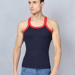 Scoop-Neck Cotton Vest-image-9