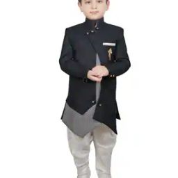 Sherwani Set with Brooch-image-2