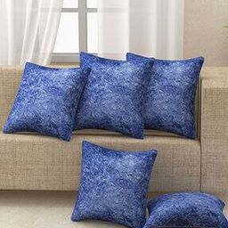 Set of 5 Cushion Covers 16" x 16"-17