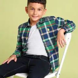 Boys Checked Regular Fit Shirt-image-16