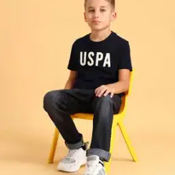u.s. polo assn. Boys Logo Print Regular Fit Crew-Neck T-Shirt-picture-22