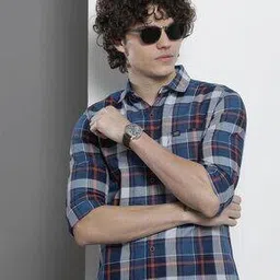 the indian garage co Checked Shirt with Patch Pocket-picture-26