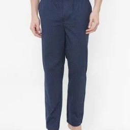 Micro Print Mid-Rise Pyjamas-12