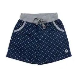 Girls Micro Print Shorts with Drawstring Waist-image-94