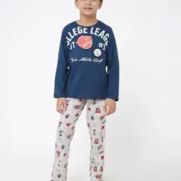 Printed Lounge Pants & T-Shirt Set-picture-29