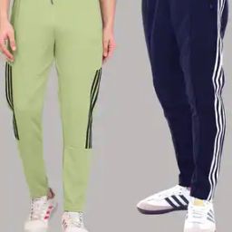 Men Colour-block Track Pants-image-25