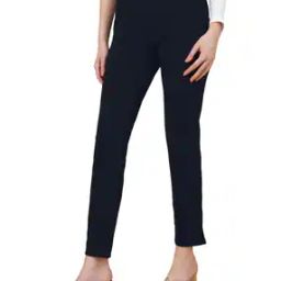 fithub Straight Fit Trousers with Button Closure-picture-36