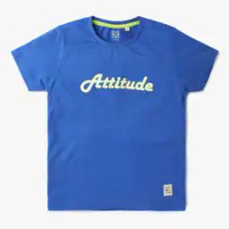 Sustainable Typographic Print Crew-Neck T-Shirt-picture-8