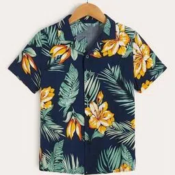 tior Boys Tropical Print Regular Fit Shirt-picture-16