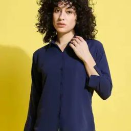 Women Regular Fit Crepe Shirt-image-53