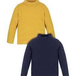 Pack of 2 Turtleneck T-Shirt with Full Sleeves-image-56