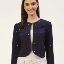 Embellished Shrug with Bow Accent-22
