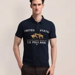 us polo assn. Men Brand Embroidered Slim Fit Polo T-Shirt-picture-43