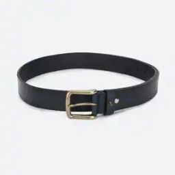 Genuine Leather Belt with Buckle Closure-53