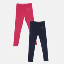 Solid  Ankle Length Leggings-image-58