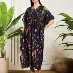 Women Floral Kaftan -image-31