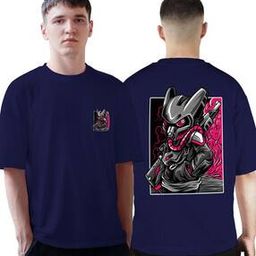 Men Graphic Print Oversized Fit Round-Neck T-Shirt-image-57