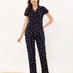 Women Graphic Top Pyjama Set-picture-41