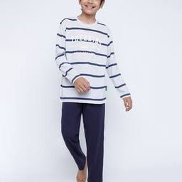 li'l tomatoes Typographic Print Nightsuit Set-picture-17