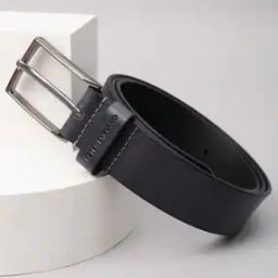 Men Leather Textured Belt -image-44